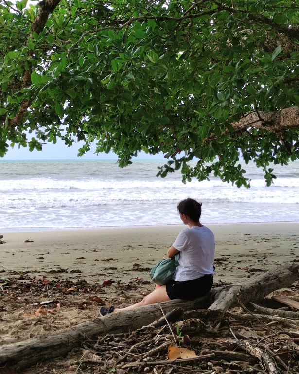 playa en cahuita costarica