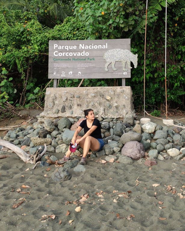 Cartel parque nacional Corcovado, Costa Rica
