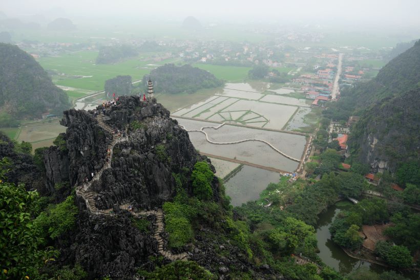Mirador en Mua Cave, Ninh Vinh, uno de los mejores lugares que ver en Vietnam