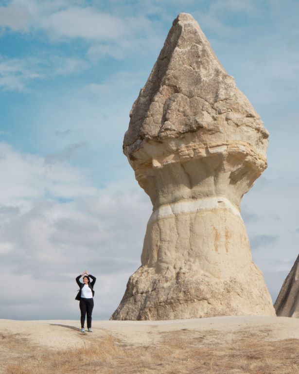 Sword valley o valle de las espadas en Capadocia