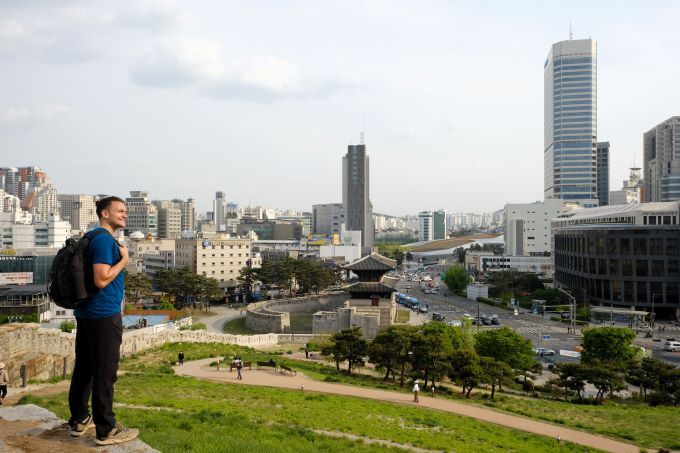 Naksan Park qué ver en Seúl en 5 días