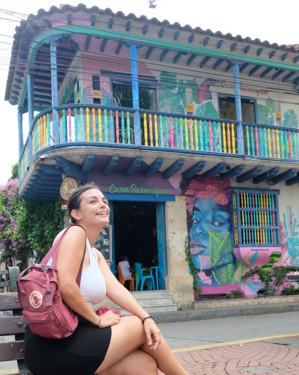 La casa palenque en Cartagena de Indias, Colombia