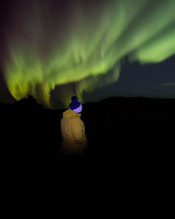 Auroras boreales en Islandia