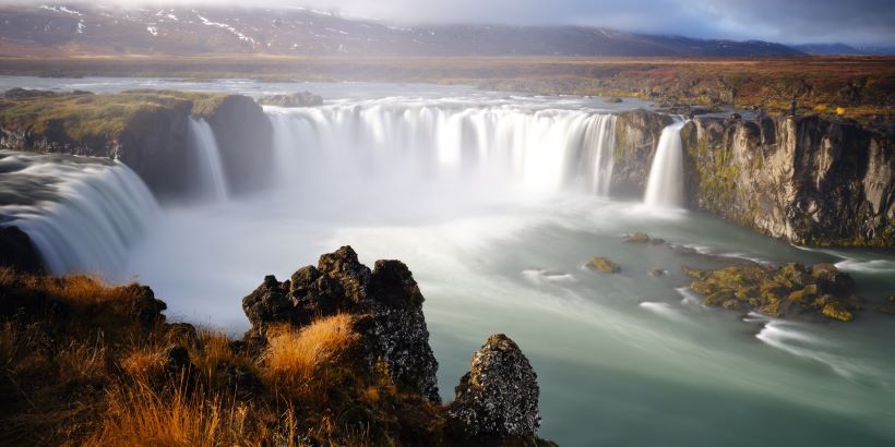 Cascada de Detifoss en islandia