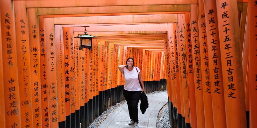 Fushimi Inari en Kioto, Japón
