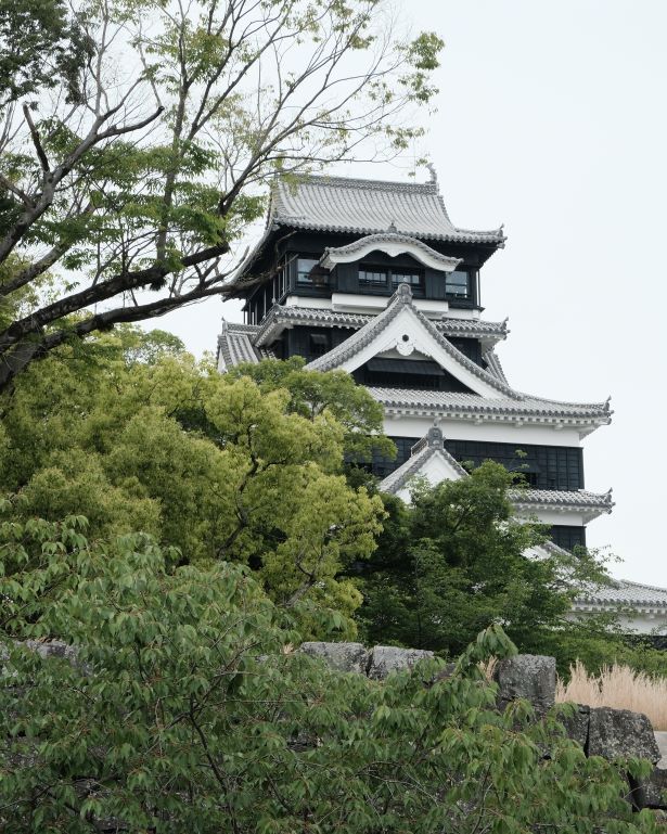 Castillo de Kumamoto, en Kyushu, Japón