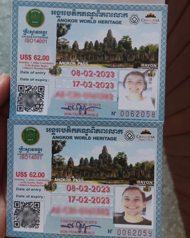 Pase de tres días para visitar los templos de Angkor en Camboya