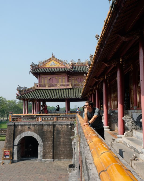 Planta superior de la puerta meriodional de la Ciudad Imperial de Hue