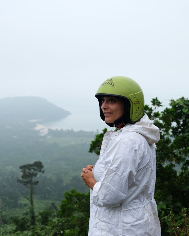Vistas desde el Hai Van Pass en vietnam