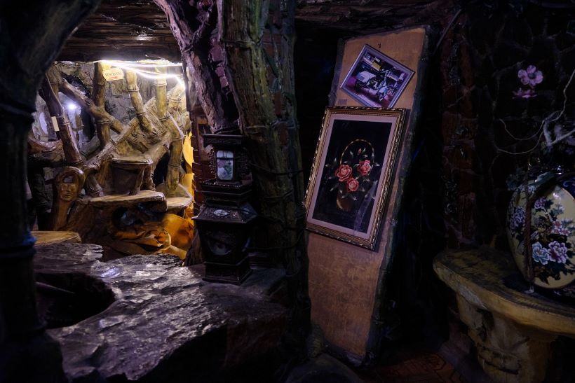 Interior del maze bar de Da Lat, Vietnam