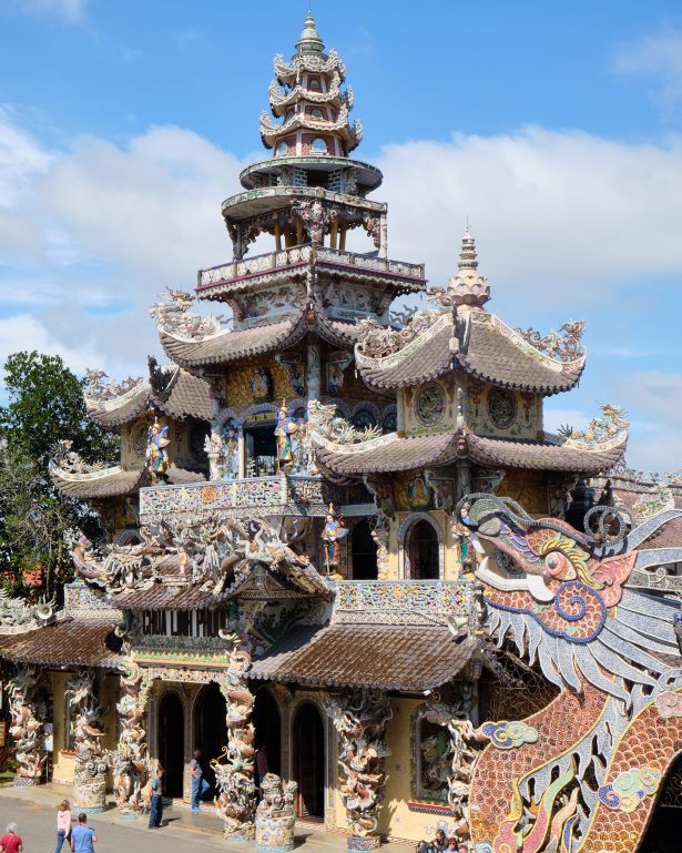 Pagoda Linh Phuoc en Da Lat, Vietnam