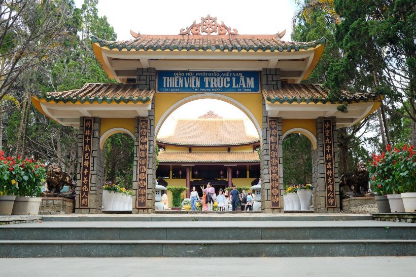 Monasterio budista Thuc lum de da lat, vietnam