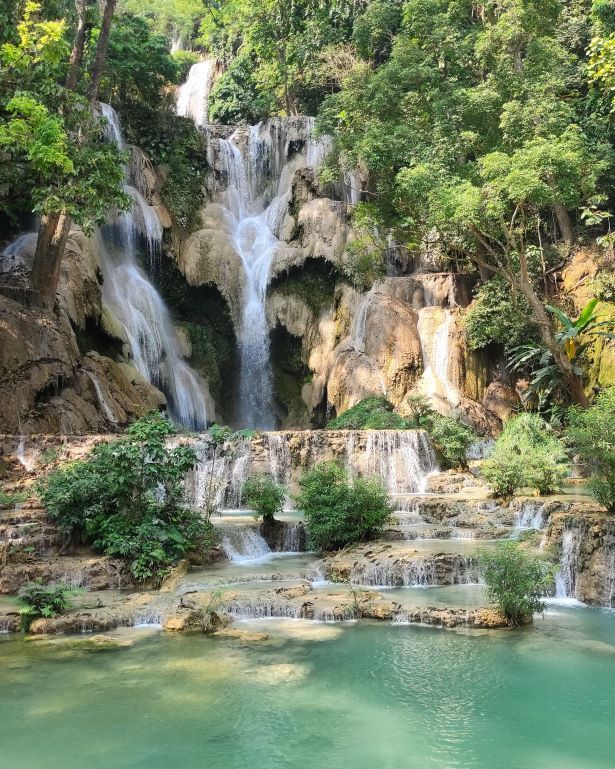 Cascadas de Kuang Si, cerca de Luang Prabang, Laos