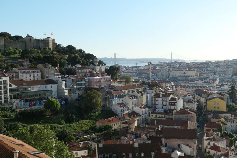 Vistas desde el Miradouro da Graça, Lisboa