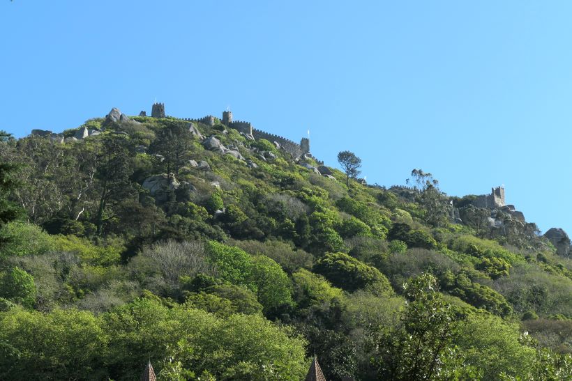 Castelo dos Mouros en Sintra, Portugal