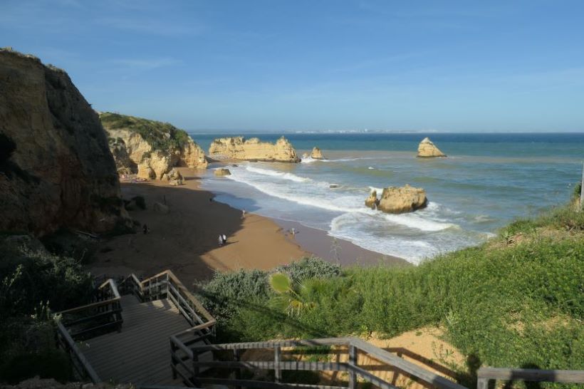Playa cerca de Lagos, Algarve, Portugal