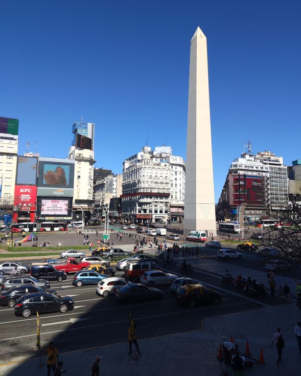 obelisco en buenos aires microcentro argentina