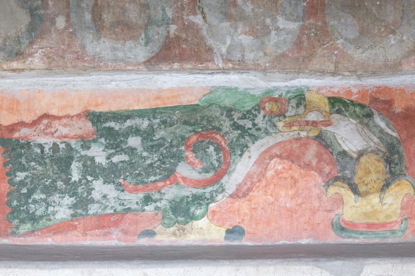 Mural en Teotihuacán, Mexico