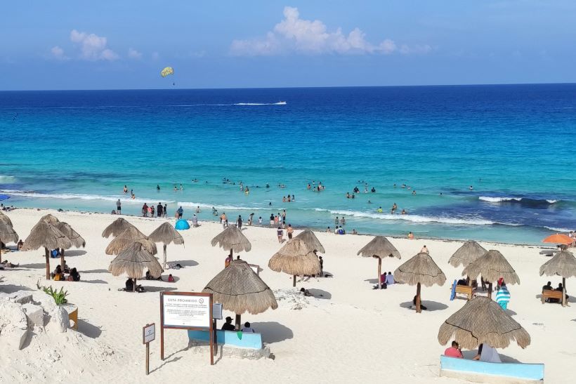 Playa en Cancún