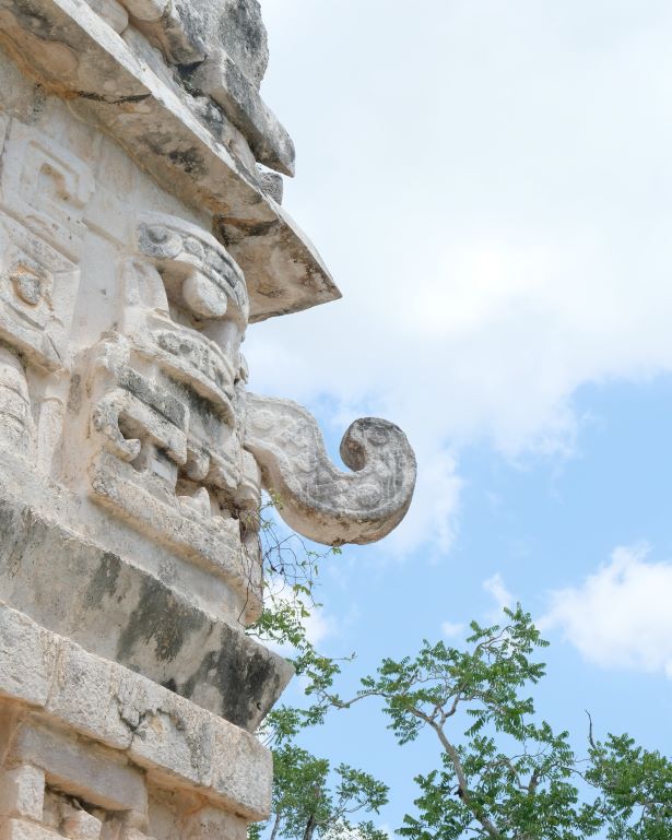 detalle en chichen itza