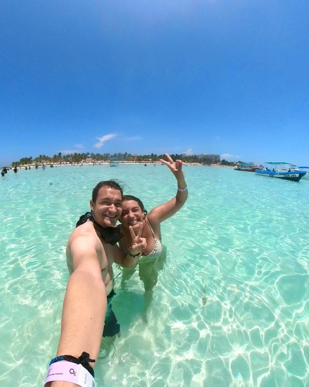 Fotografía en playa norte de isla mujeres méxico