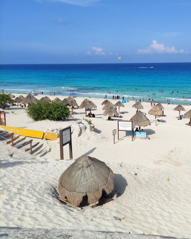 Playa en cancún, méxico