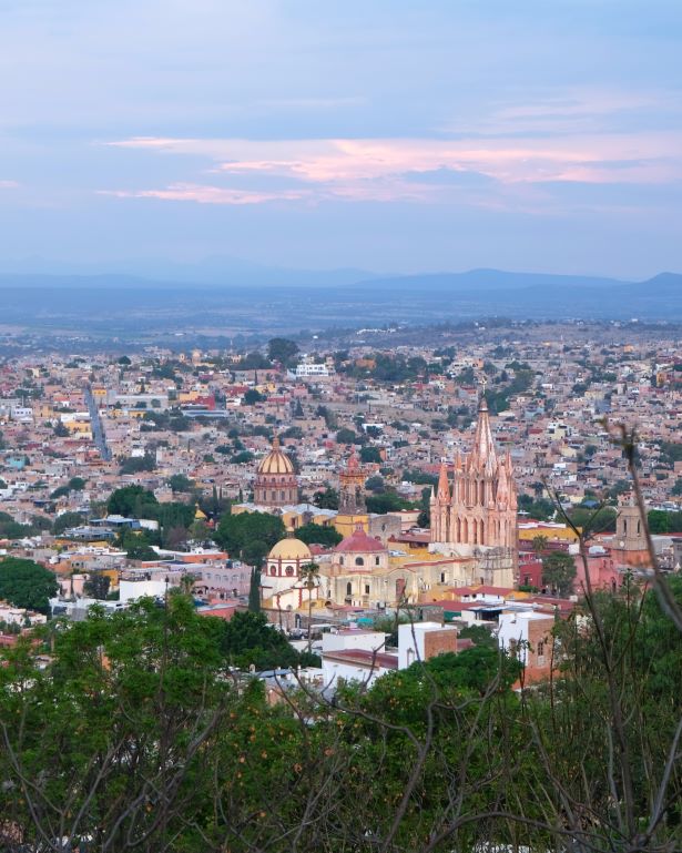 vistas de San Miguel de Allende desde El Mirador