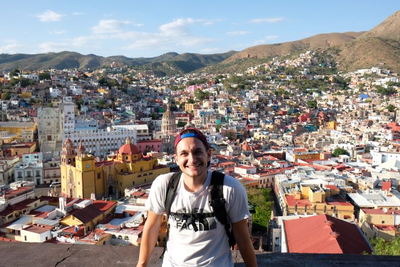 Vistas desde el mirador del pípila en Guanajuato, méxico