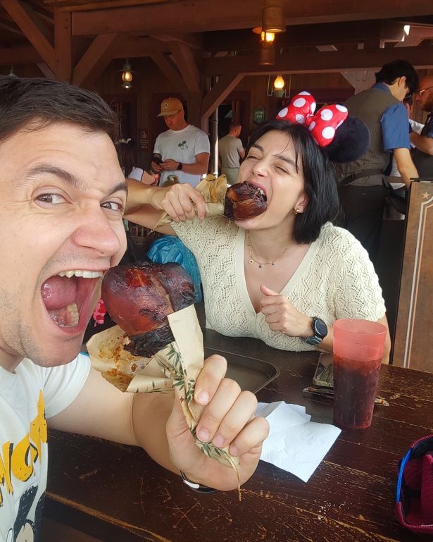 Muslo de Pavo cerca de Frontierland en Disneyland París, Francia